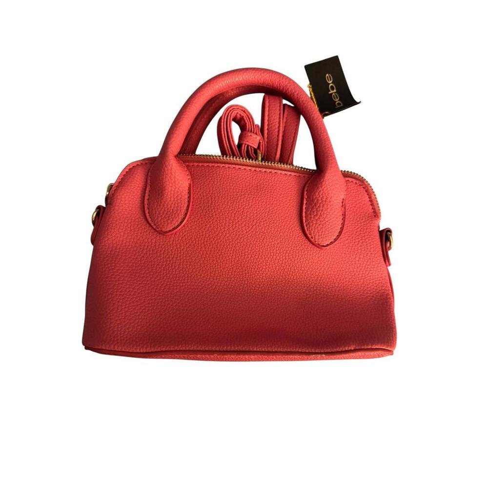 Bebe Fabiosa‎ Faux Leather Mini Dome, Top Handle and Crossbody Purse - Picture 3 of 9